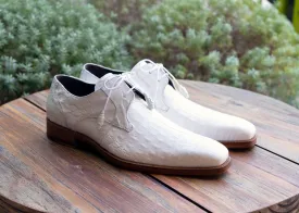 Anderson Crocodile Oxford White