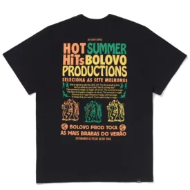 BOLOVO - Camiseta Hot Summer Hits "Preta"