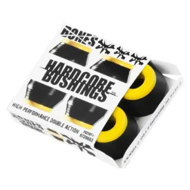 Bones Hardcore Bushings 4pc Medium Black - Yellow