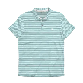 Clearwater & White Heathered Azalea Performance Polo