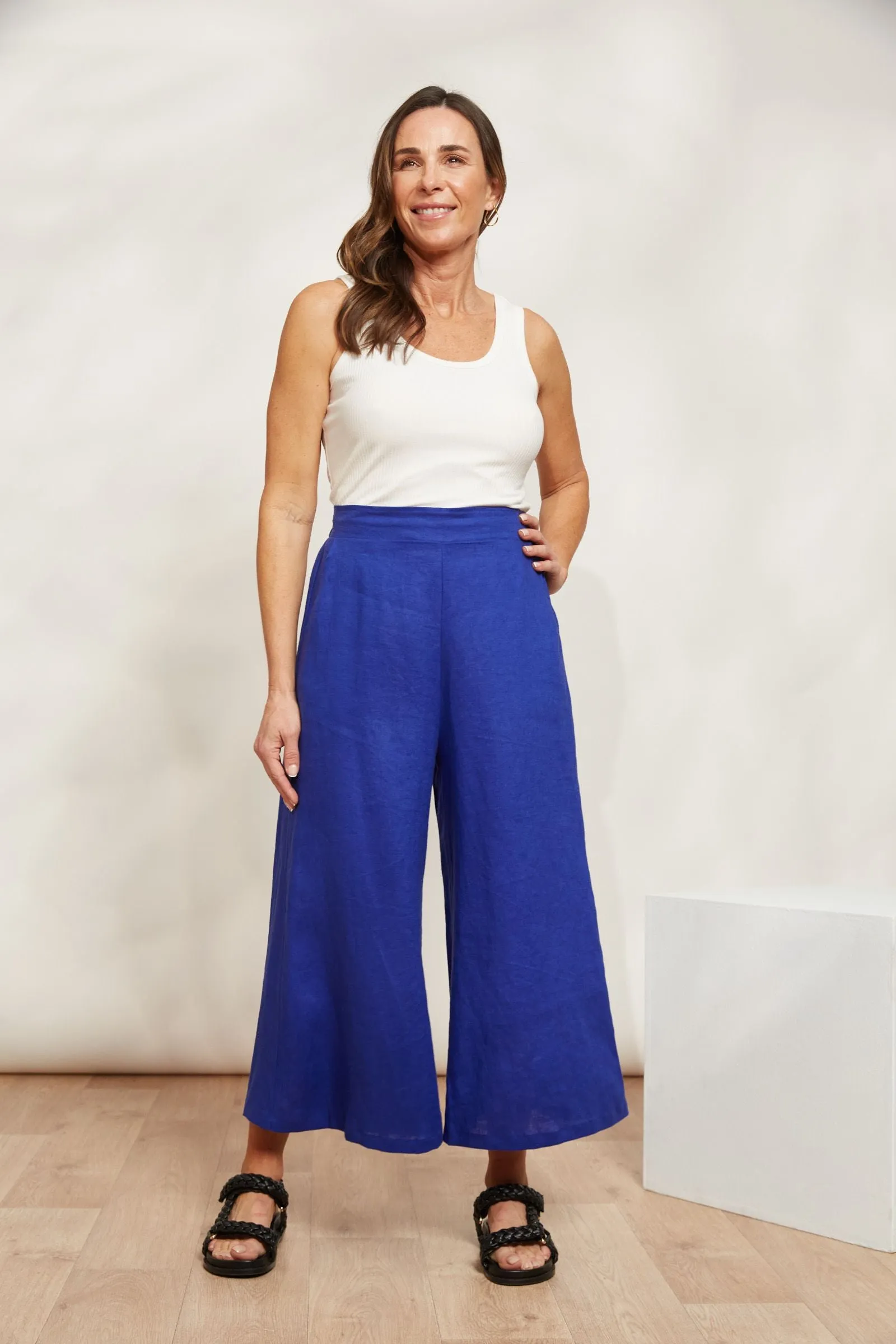 Halcyon Crop Pant (Cobalt)