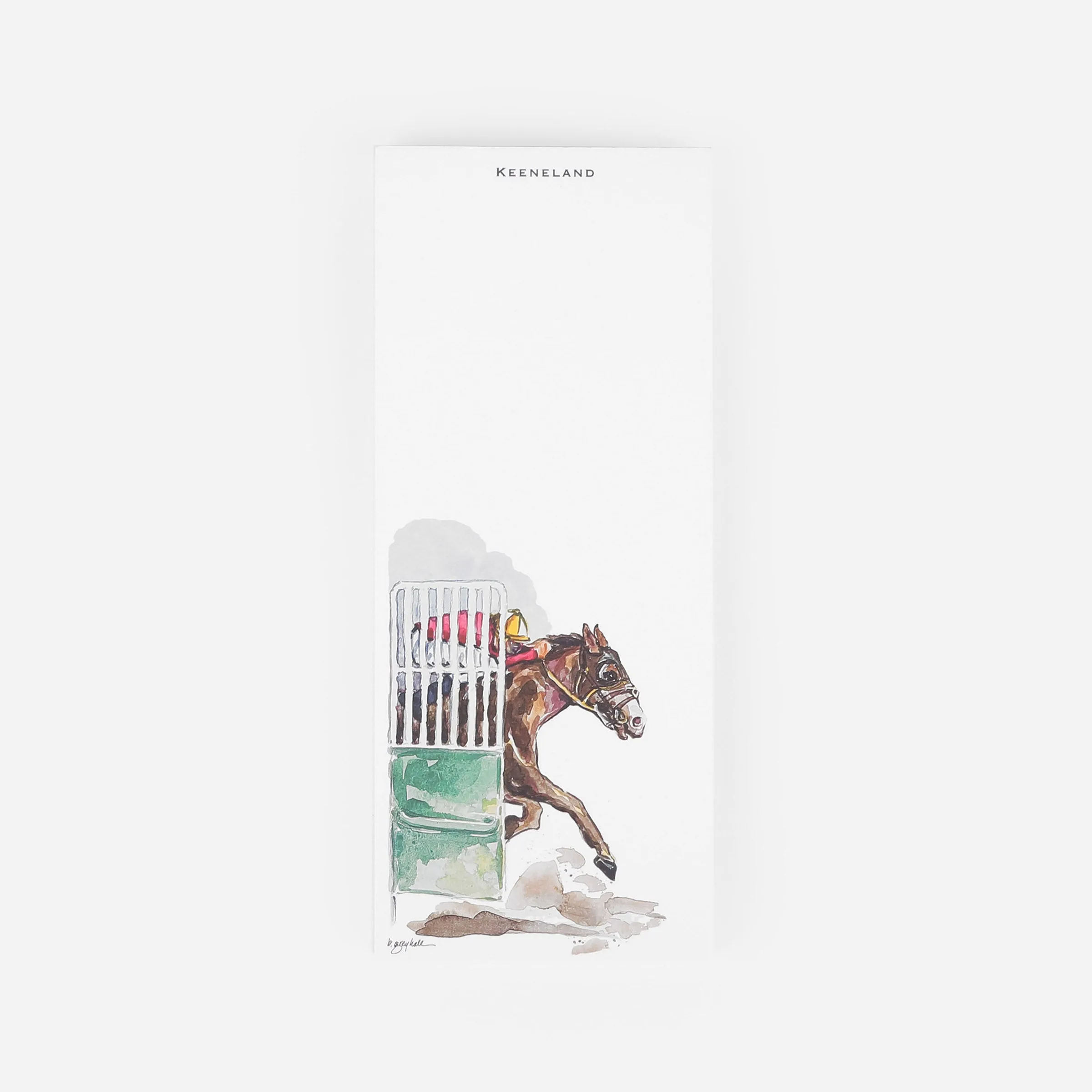 Keeneland Watercolor Notepad