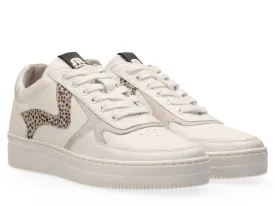 MARUTI MOMO LEATHER TRAINER PIXEL OFF WHITE