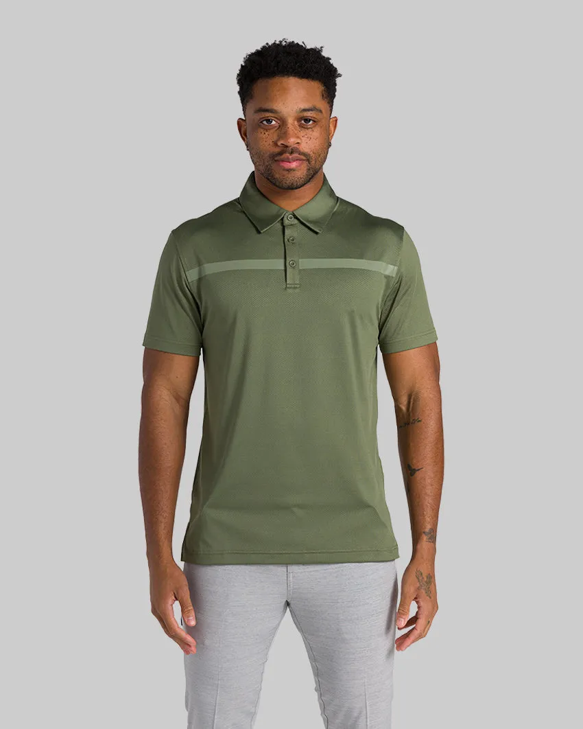 Performance  Stripe Polo