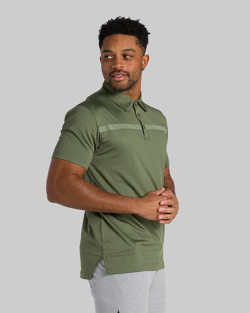 Performance  Stripe Polo