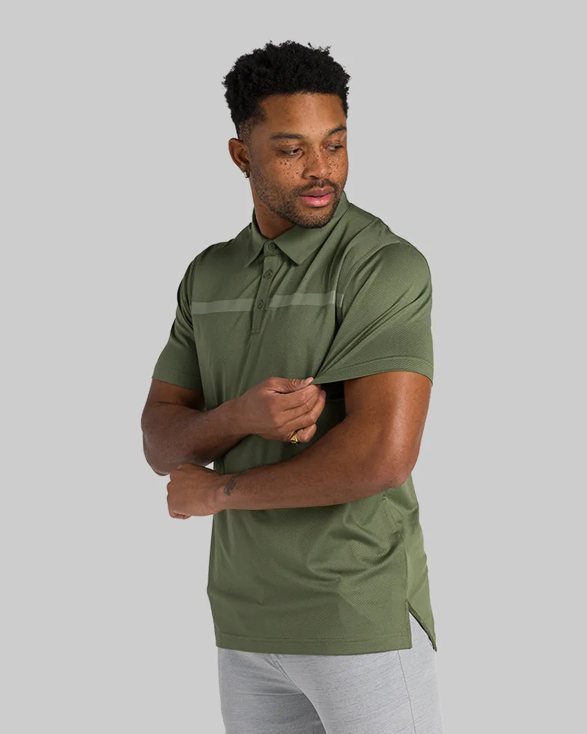 Performance  Stripe Polo