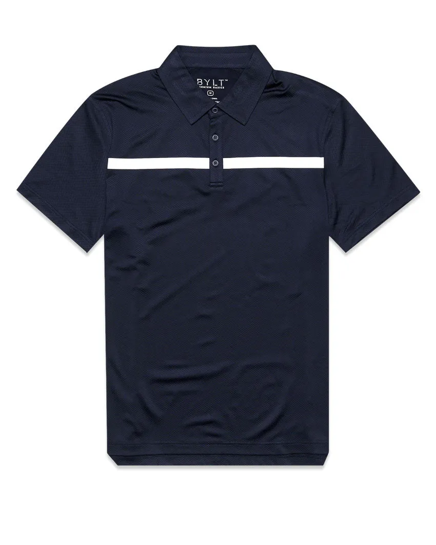 Performance  Stripe Polo