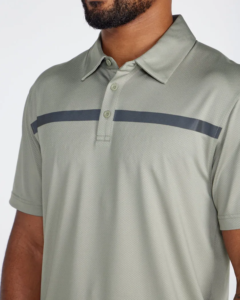 Performance  Stripe Polo