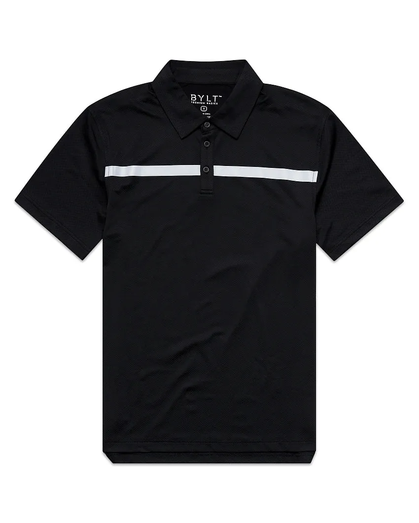 Performance  Stripe Polo