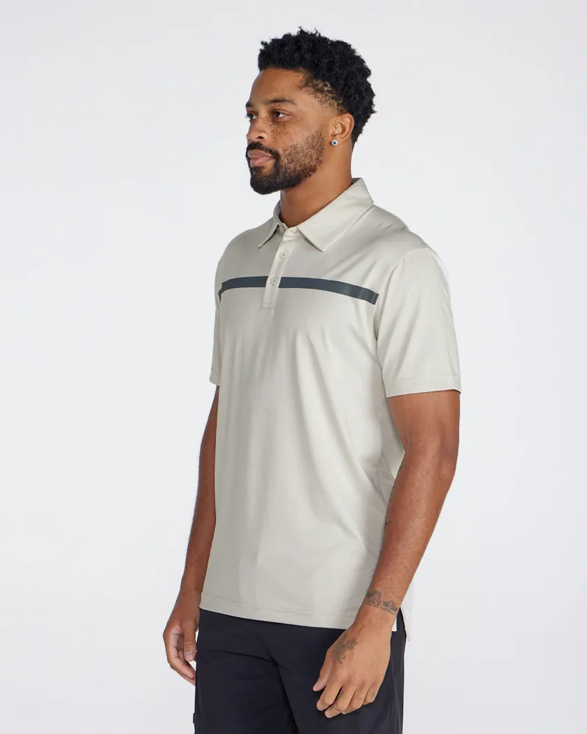 Performance  Stripe Polo