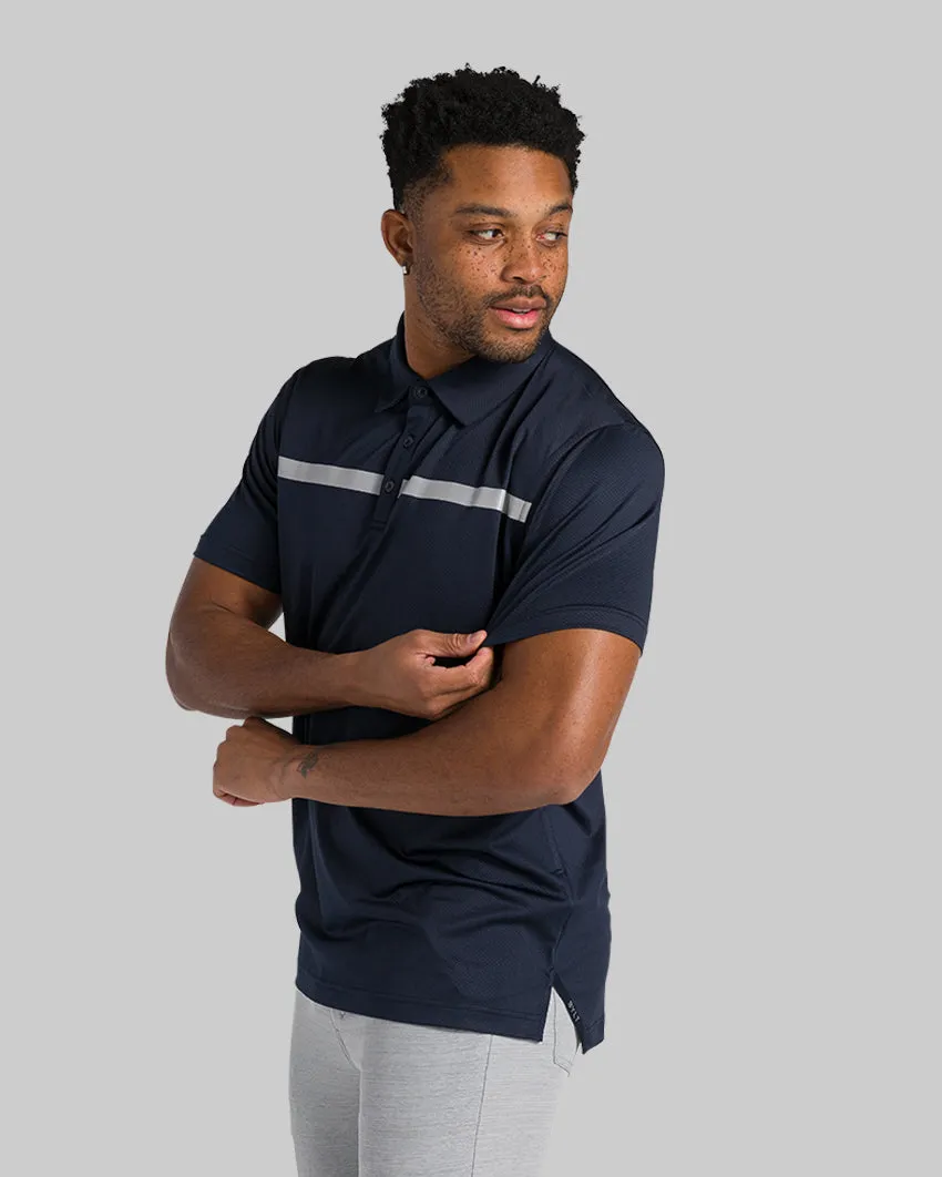 Performance  Stripe Polo