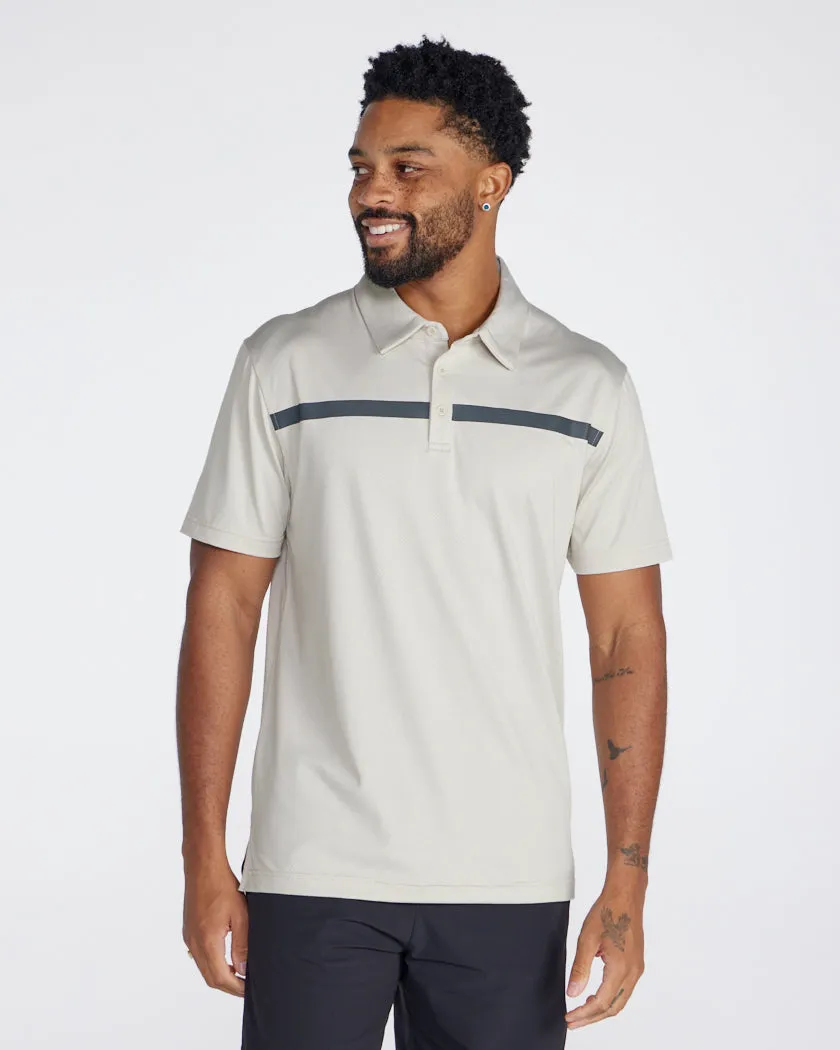 Performance  Stripe Polo