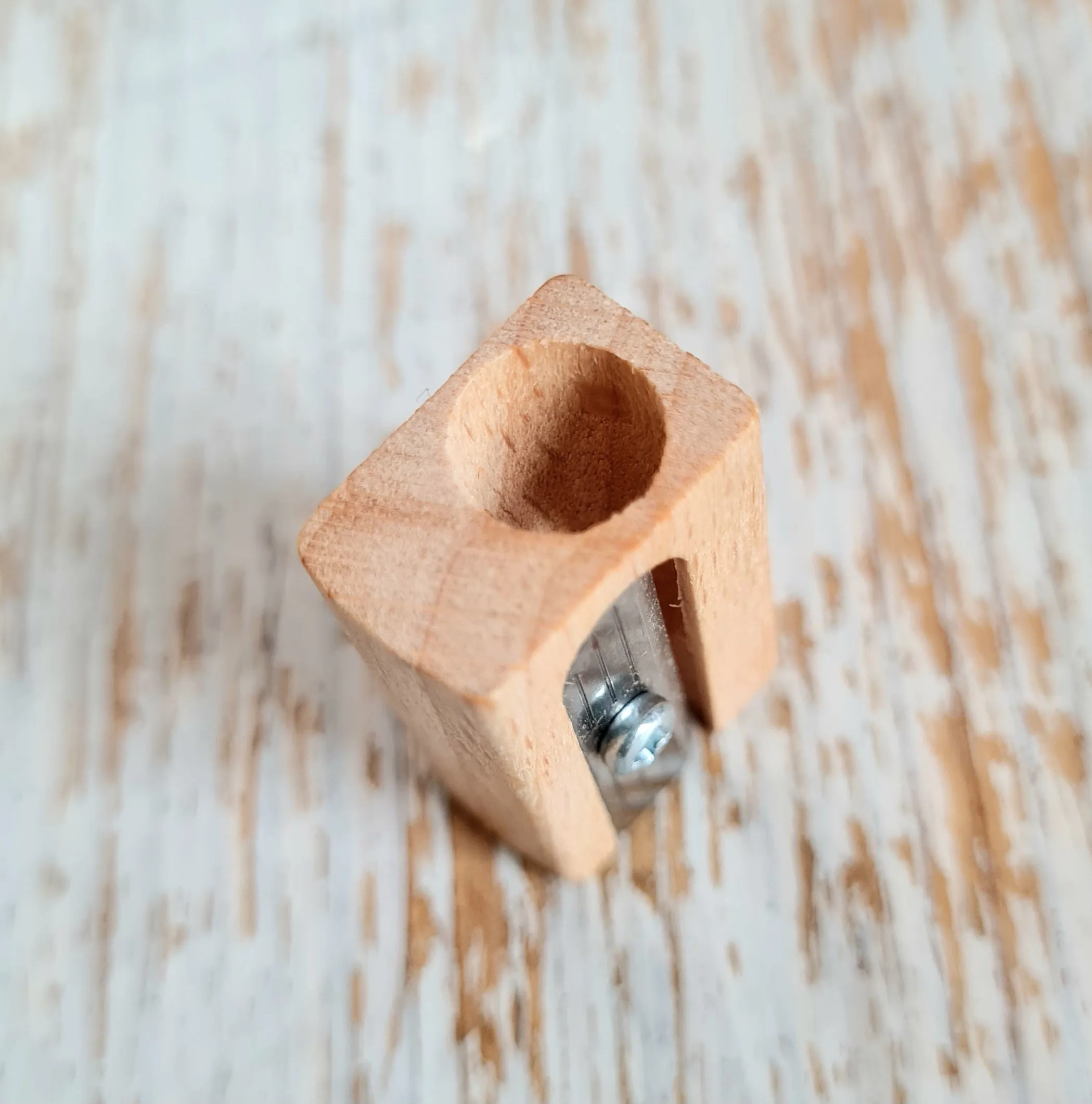 Wooden single Sharpener